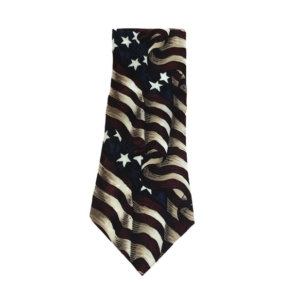 TANGO by Max Raab silk tie Americana Series The First Star Spangled Banner - Picture 2 of 5